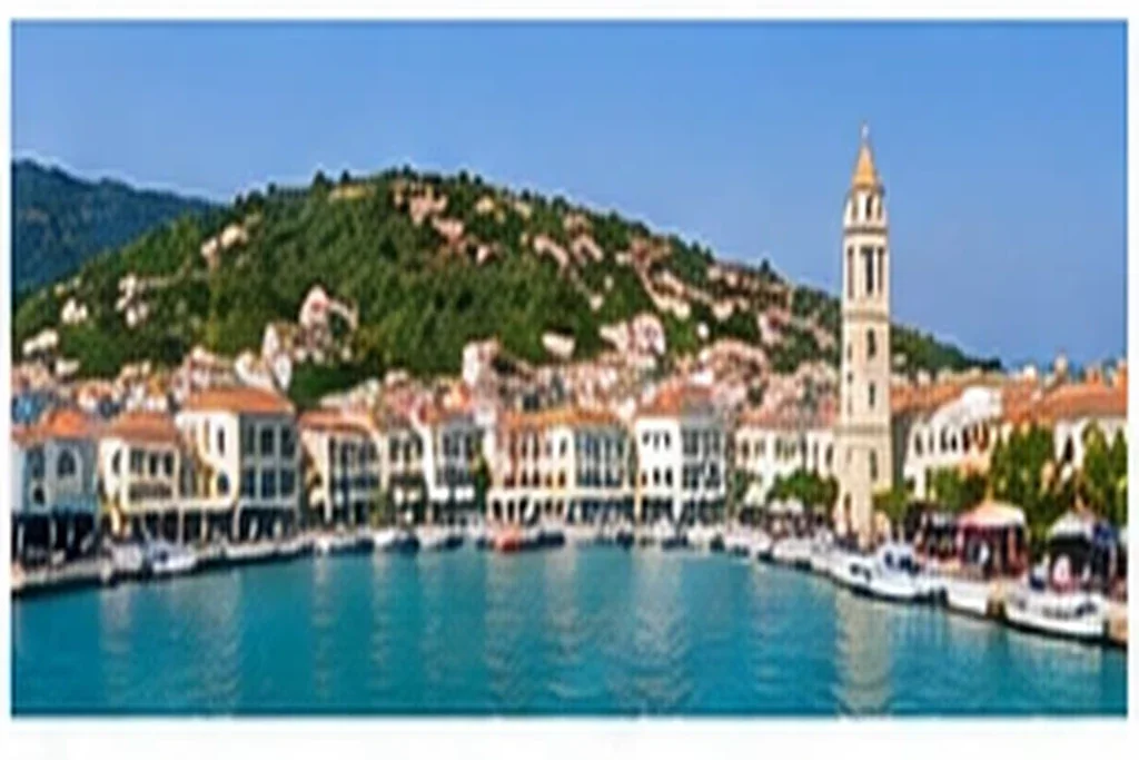Port de passagers et de véhicules de Levante Ferries dans la ville de Zakynthos, Grèce