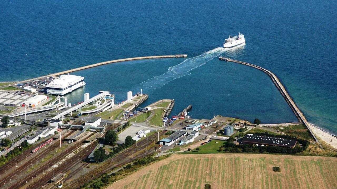 Terminal de ferry Scandlines à Puttgarden sur Fehmarn, Allemagne