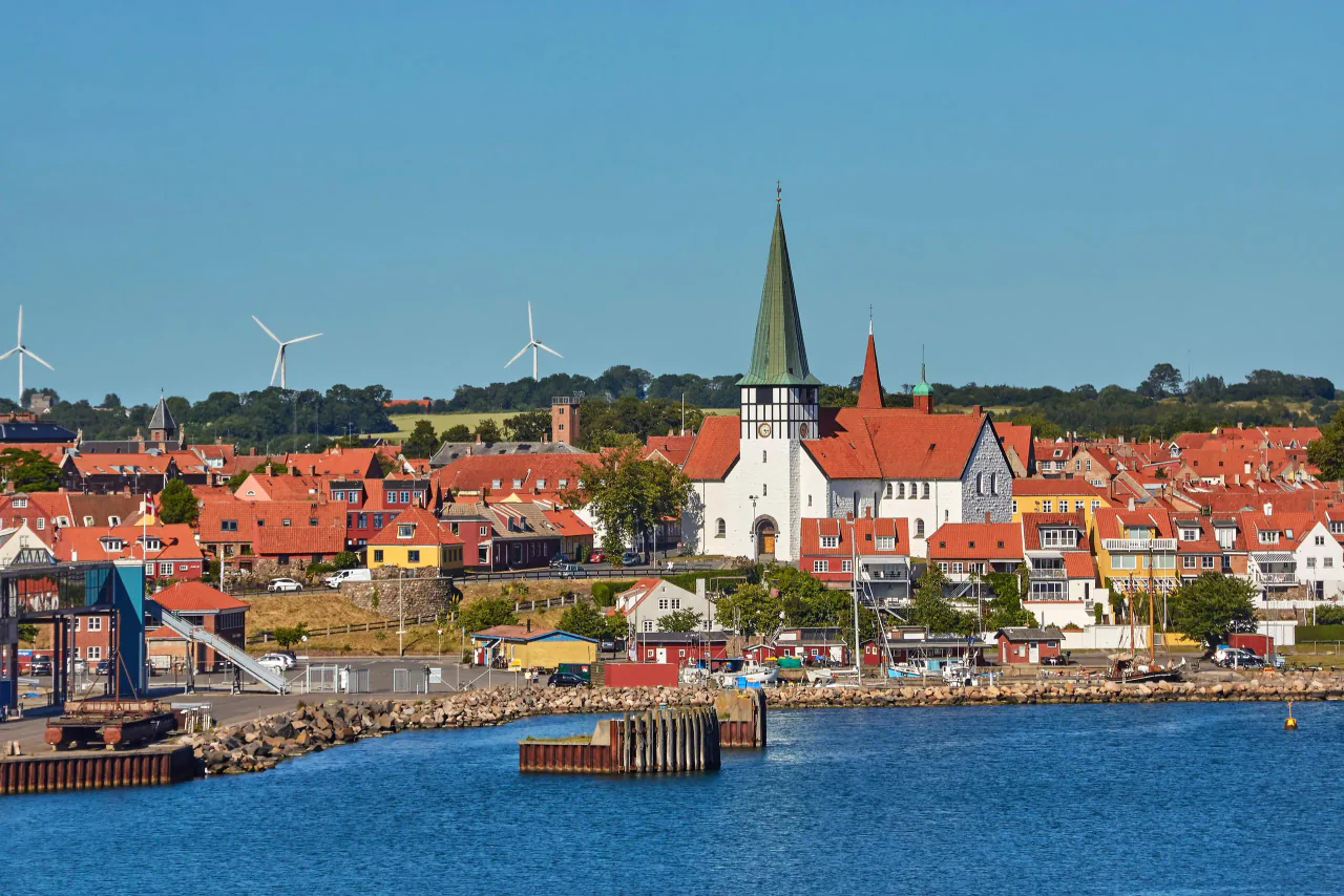 Port de Rønne et destination de Bornholm