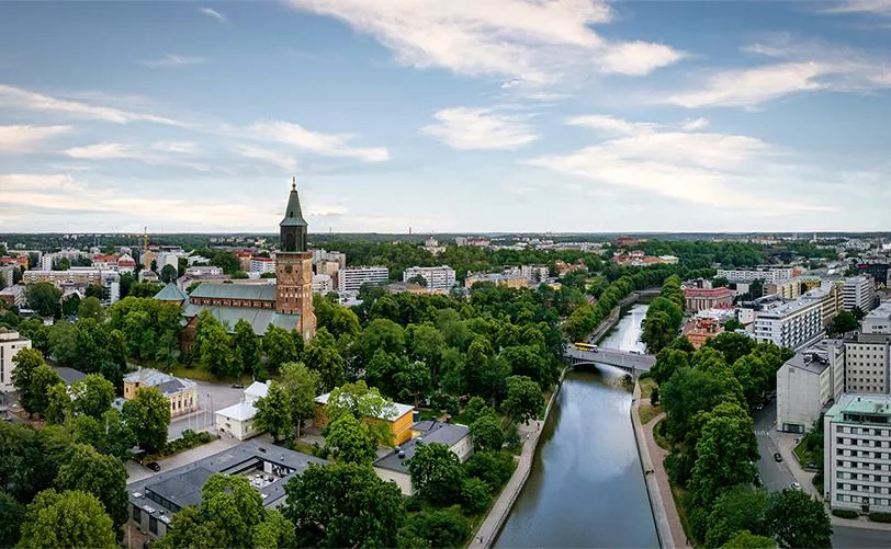 Château de Turku, rivière Aura et sites touristiques en Finlande