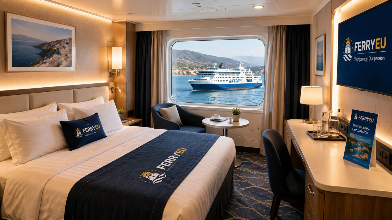Cabine privée sur un ferry