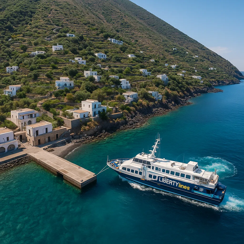Terminal de ferry d'Alicudi