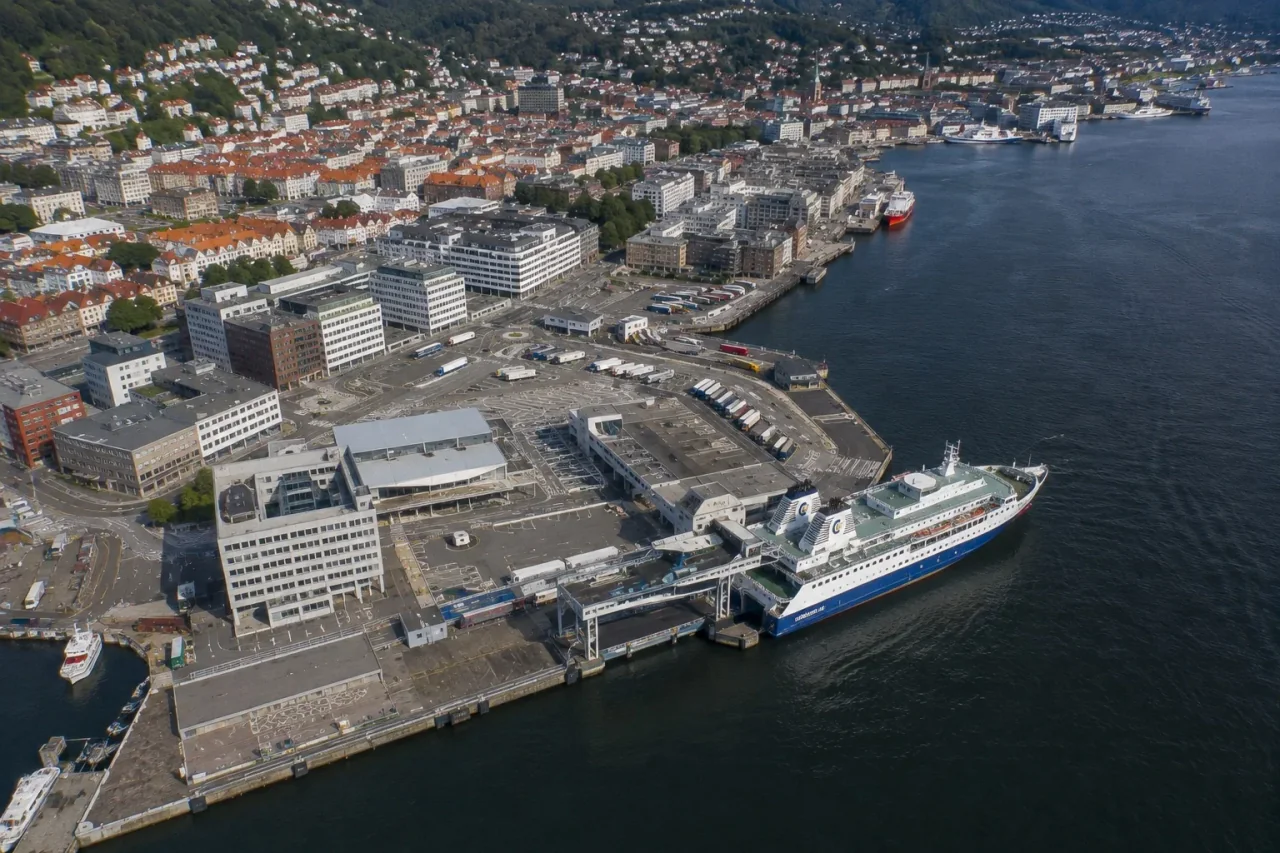Zone côtière et portuaire de Bergen