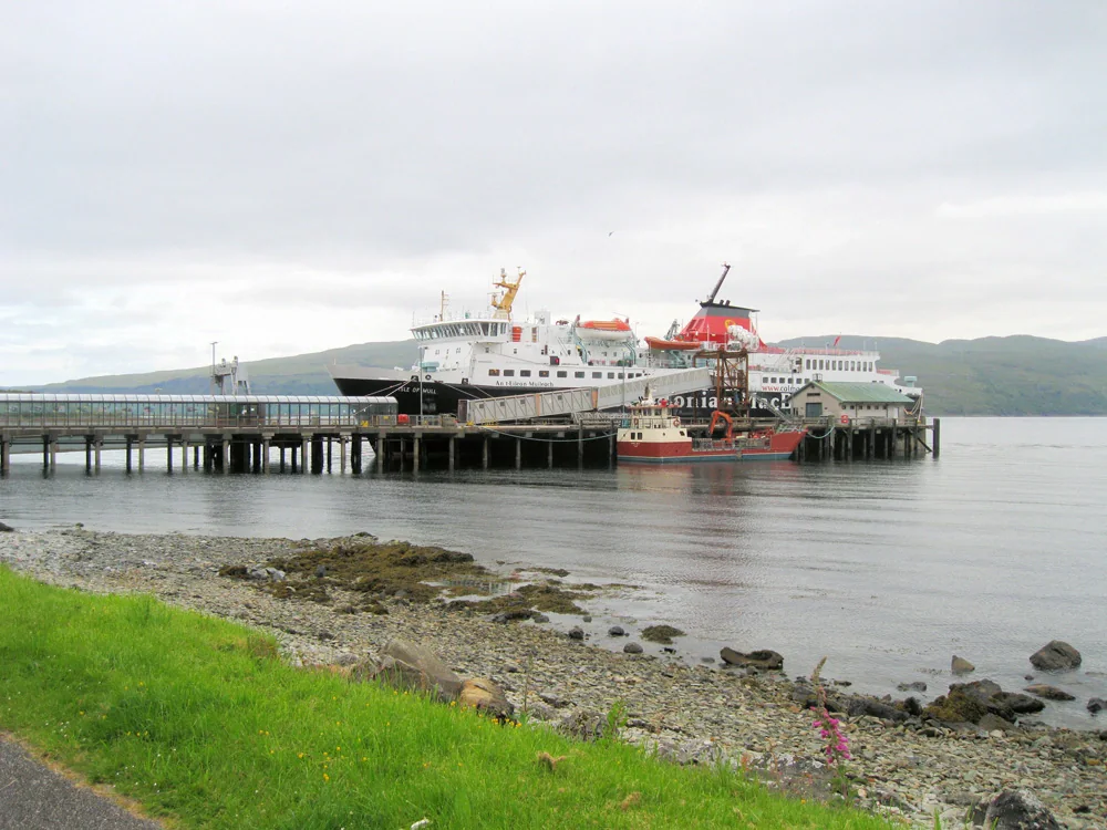 Port de ferry de Craignure sur l'île de Mull