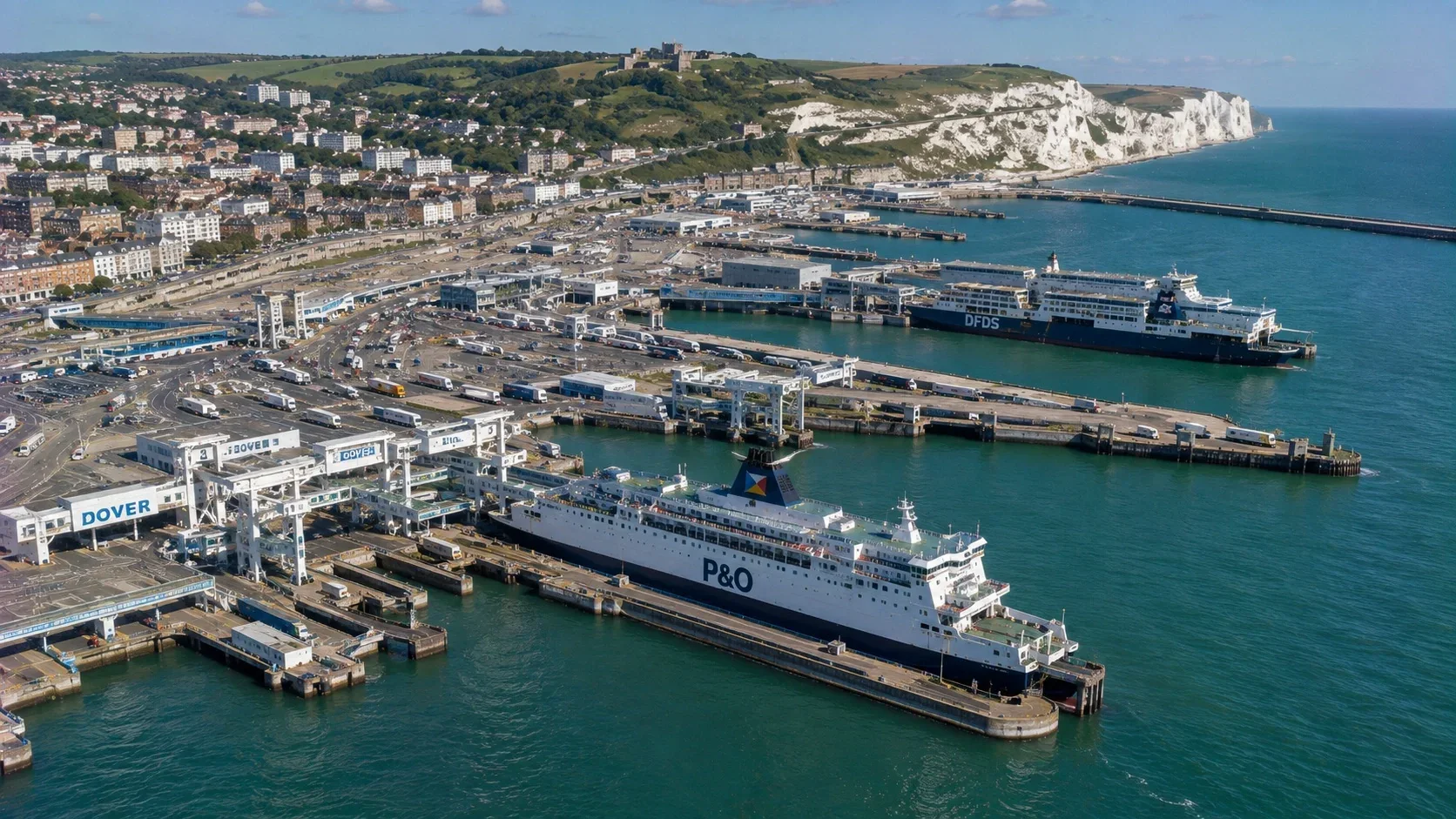 Côte de Douvres et zone portuaire