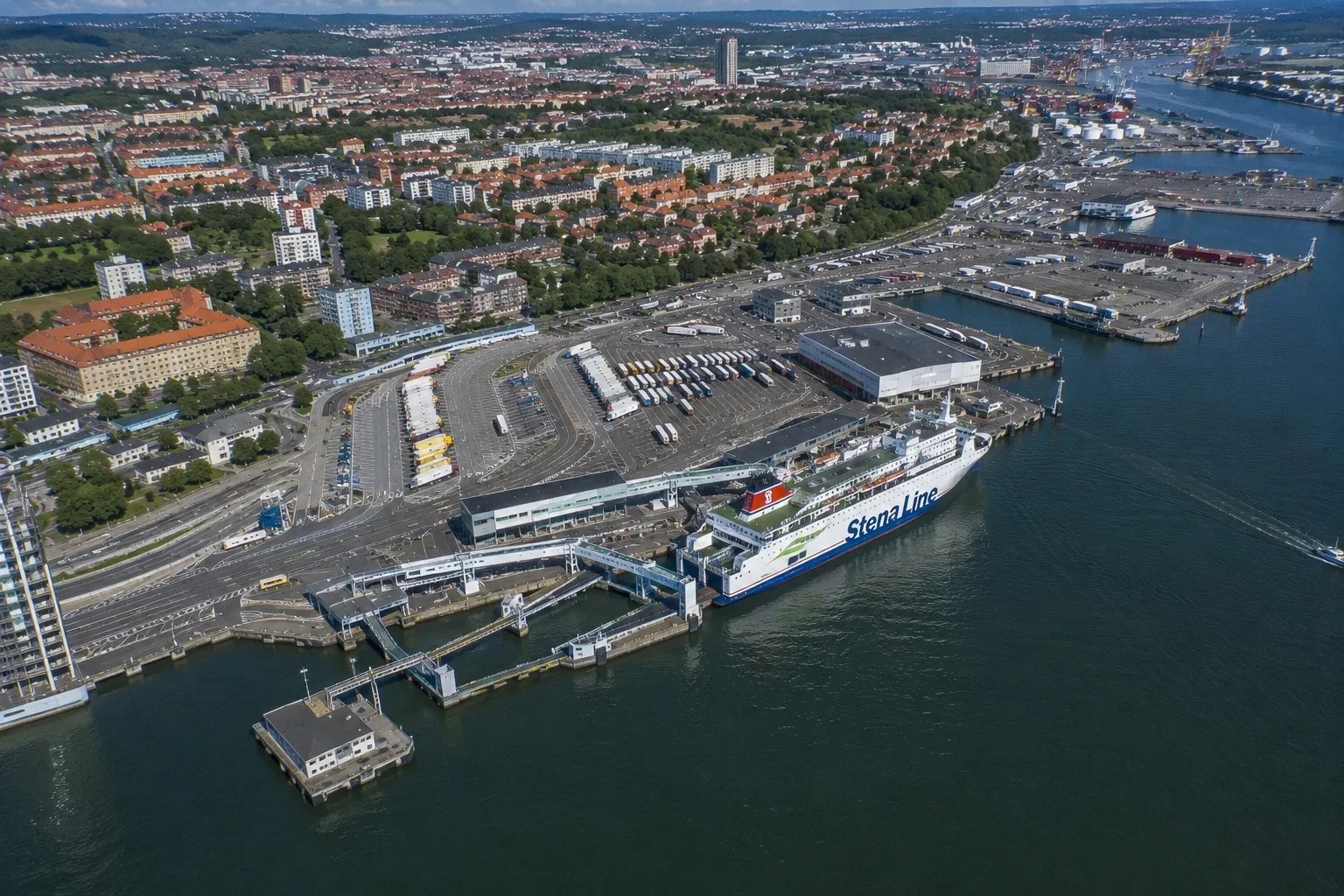 Terminal de ferry pour passagers de Stena Line à Göteborg, Suède