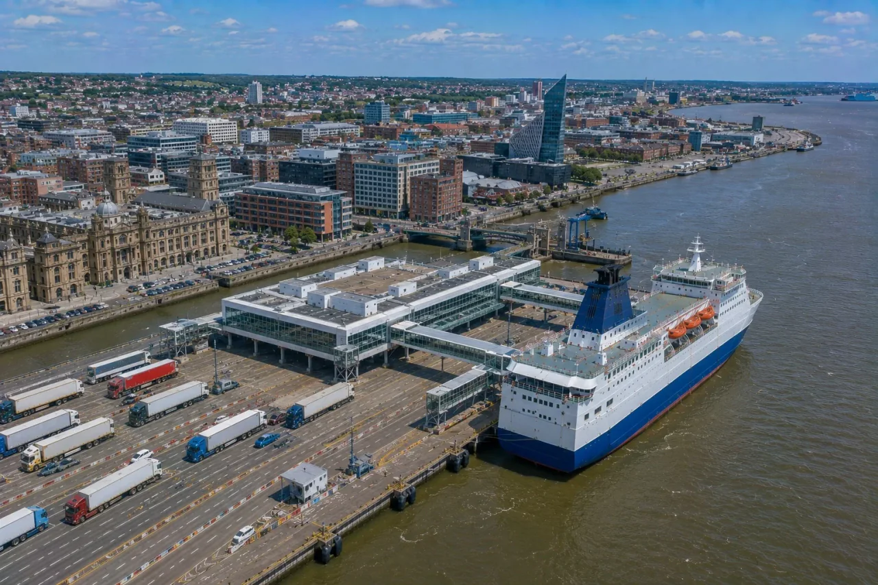 Terminal passagers de P&O Ferries au quai King George à Hull