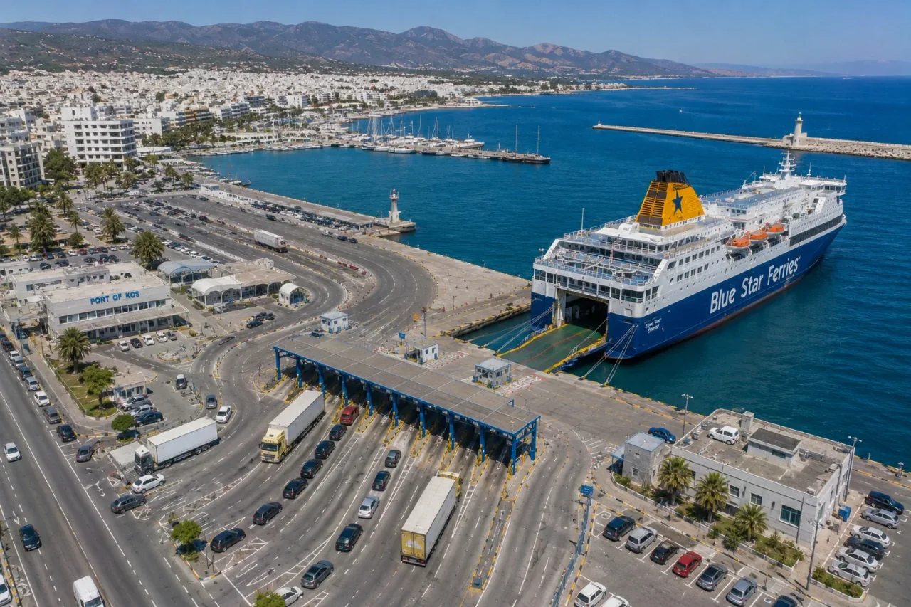 Zone côtière et portuaire de Kos