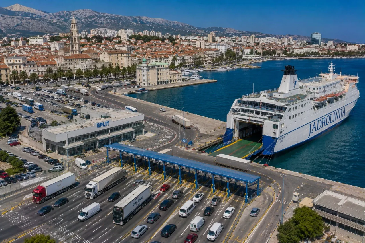 Port de ferry de Split
