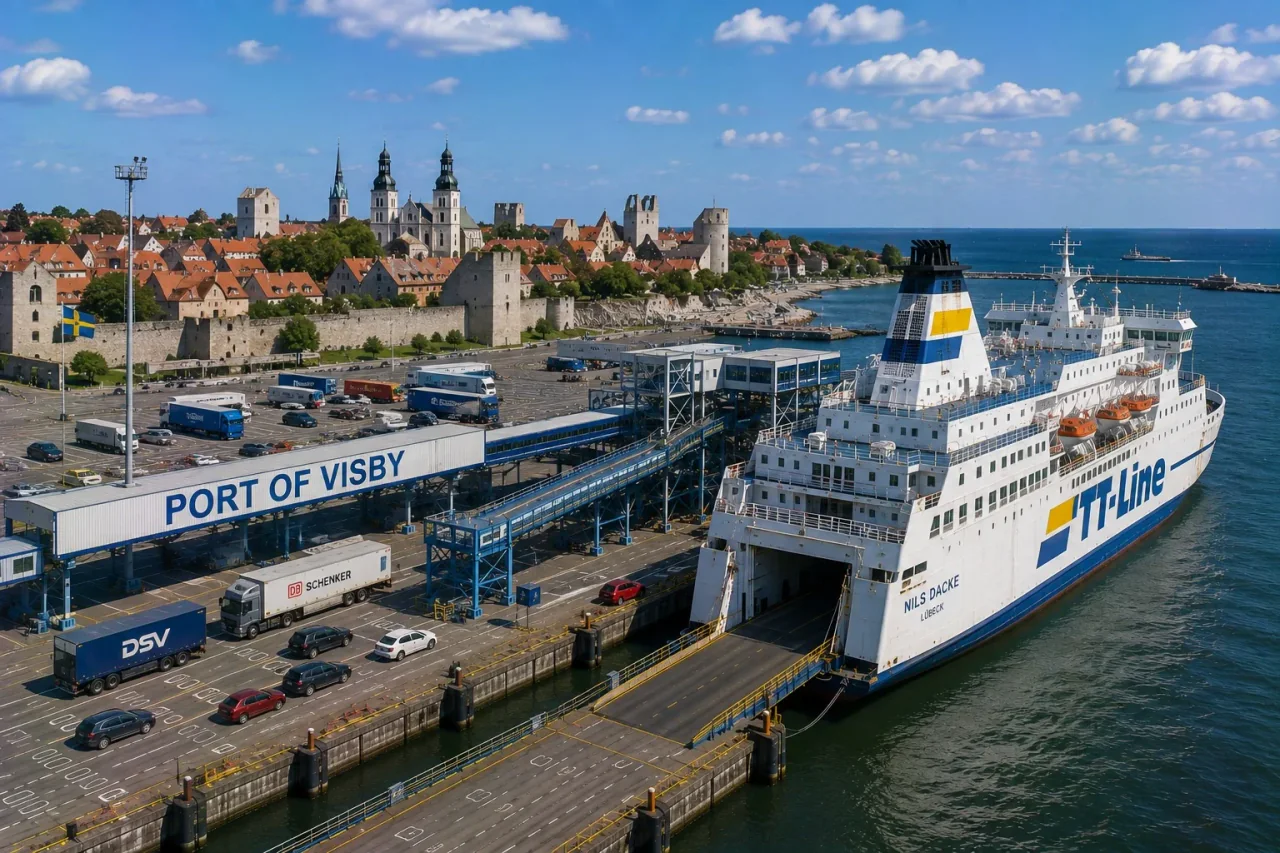 Port de ferry de Visby sur Gotland