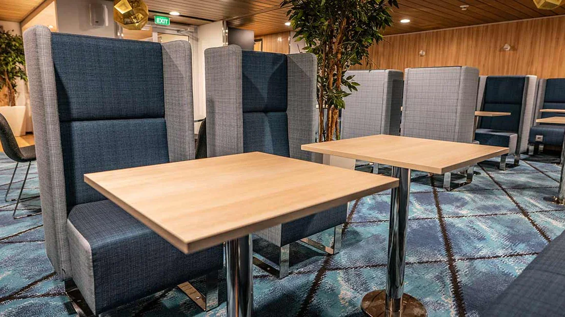 salon des passagers à bord de la ligne Eckerö