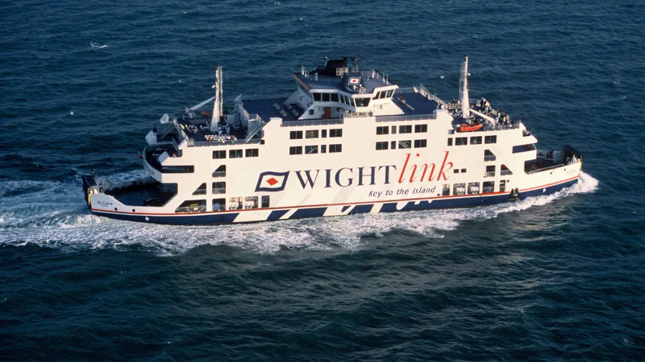 Car-ferry Wightlink St Clare sur le Solent