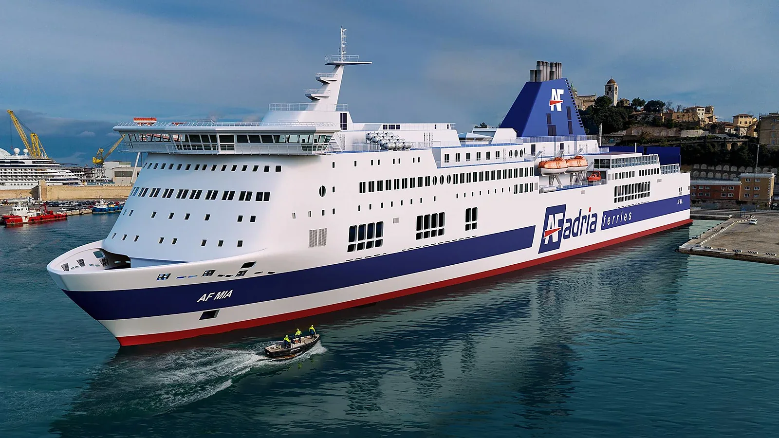 Ferry pour passagers et véhicules Adria Ferries pour l'Italie et l'Albanie