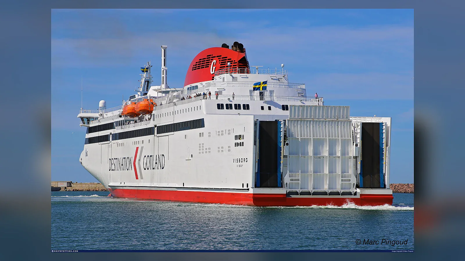 Ferry à grande vitesse pour passagers et voitures Destination Gotland