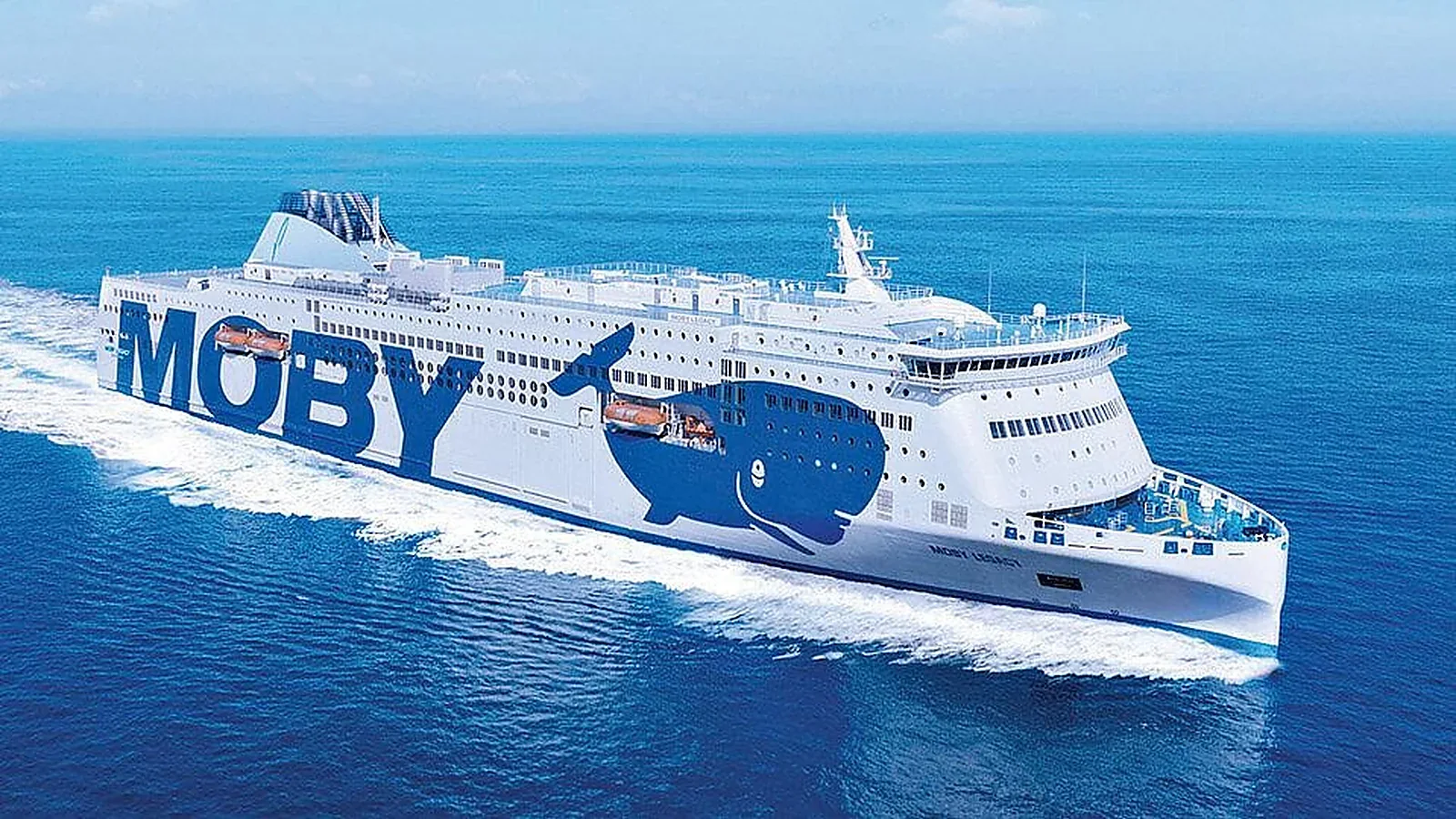 Ferry pour passagers et voitures Moby Lines